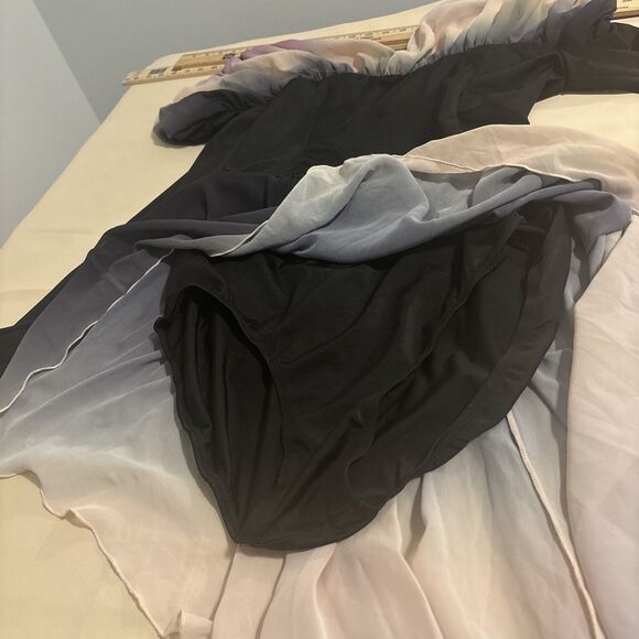 Alexandra Collection Women Tunic XXL Asymmetrical Long Sleeve Rutched Cut Small - Picture 9 of 16